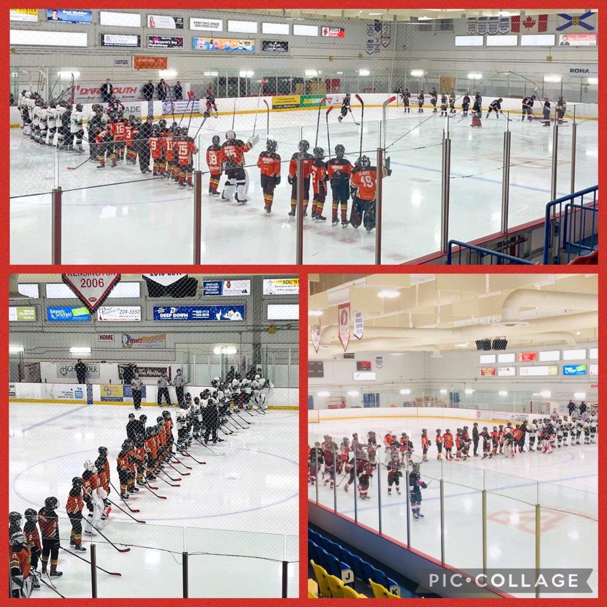 TASA U13 AAA team taped their sticks red today to host Halifax Hawks Minor Hockey Association U13 AAA to show support for #hockeyagainstracism
Joined by the Gulls Major Bantam team at centre ice, we stand together to remove racism in our game‼️
##tasaproud #hockeyagainstracism