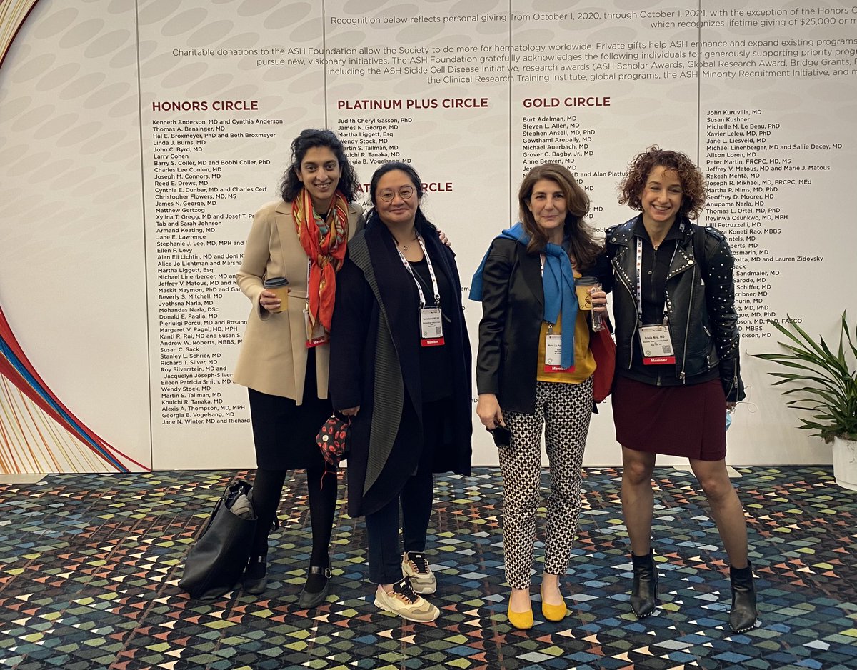 Women in Lymphoma at ASH21. My great @sloan_kettering colleagues <a href="/DrAnitaKumar/">⭕Blaise13💙</a> <a href="/DrConnieBatlevi/">Connie Batlevi</a> <a href="/ArielaNoyMD/">Ariela Noy</a>