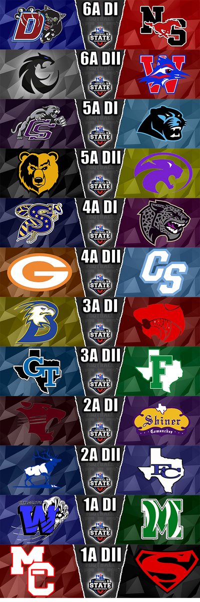 Which state championship game are you most excited about? Comment 👇 | #dctf #txhsfb #txhsfbplayoffs #UILState