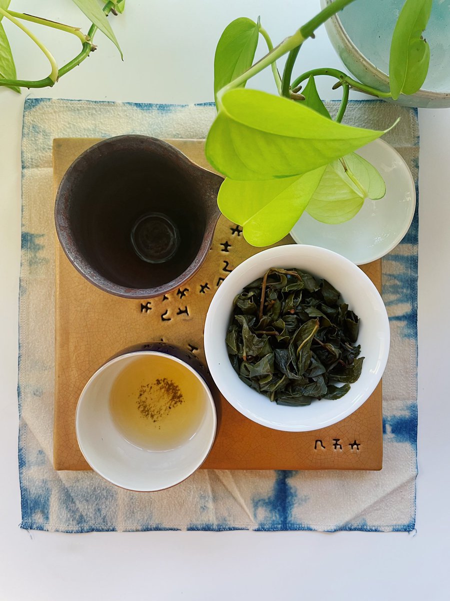 teatrays's tweet image. Finishing off the last of mr. &amp;amp; mrs. Chen’s new garden green heart from @HelloSongTea