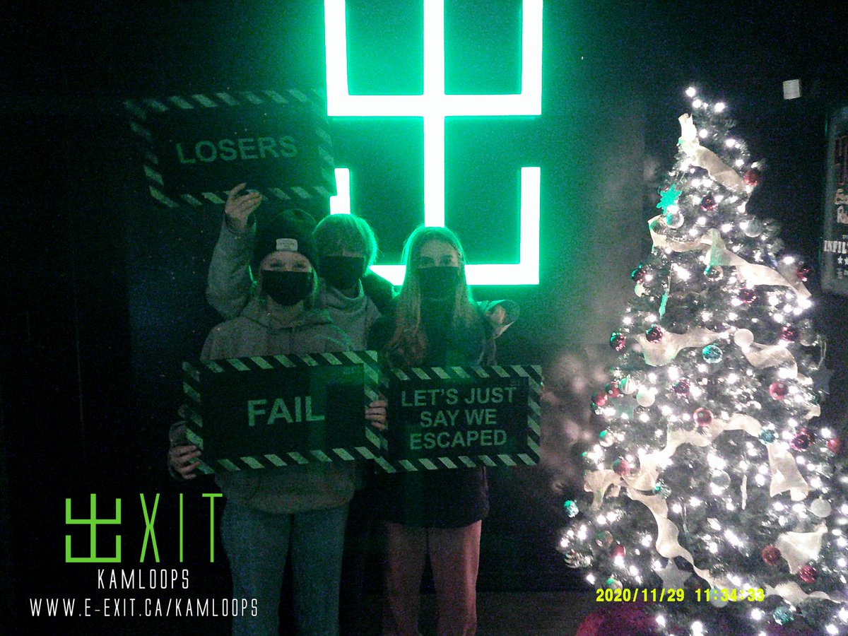 exitkamloops's tweet image. Here’s some of our awesome escapee’s from Dec 5th - Dec 11th, 2021. Many failed and many succeeded! Test your wits today! #ExitKamloops #kamloopsescapegames
facebook.com/media/set/?van…