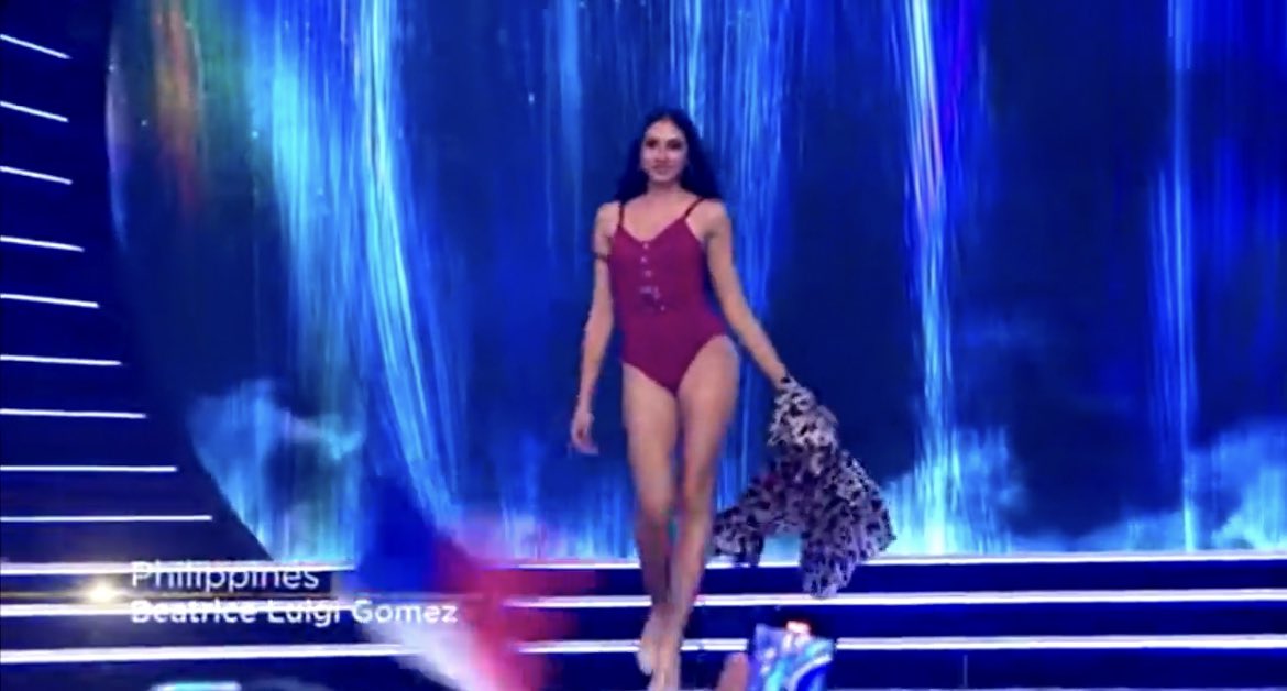Philippines, Beatrice Luigi Gomez.

LabanPara SaBEAyan
#BeatriceLuigiGomez
#GoMezUniverse
#MissUniverse