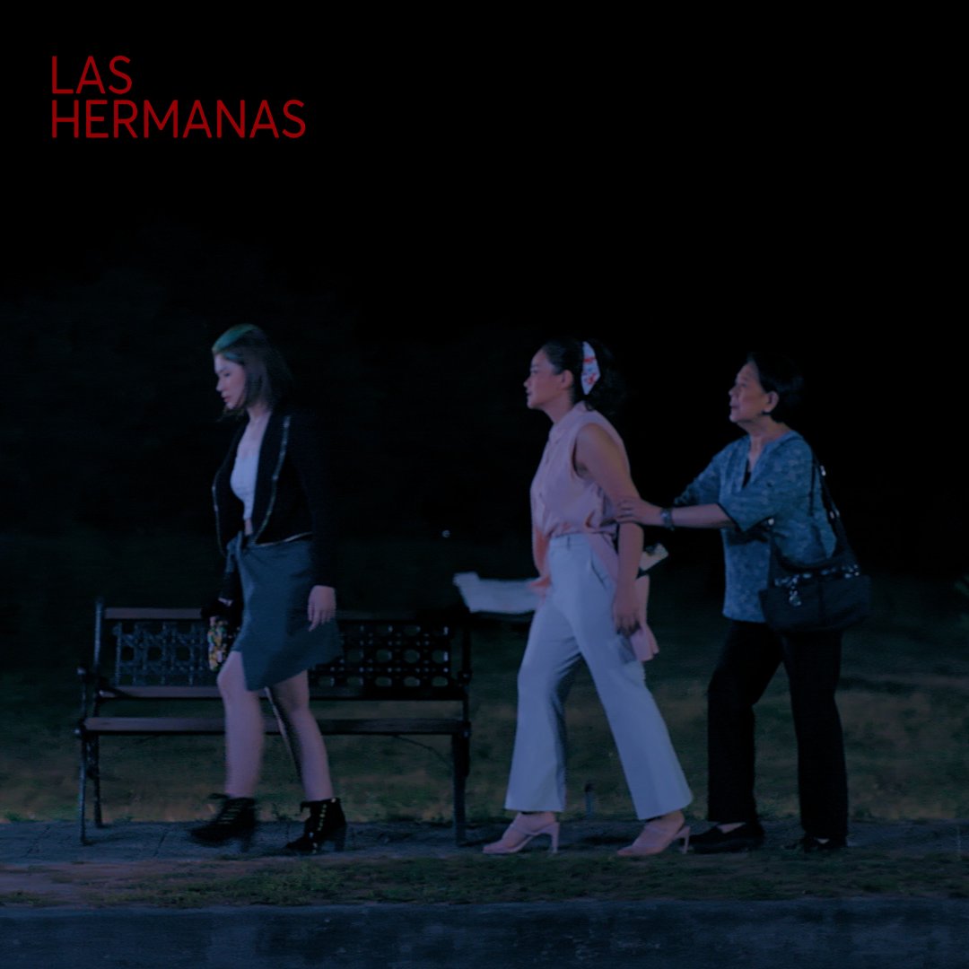 GMADrama's tweet photo. “Quiet lang kayo na sa’kin n’yo nalaman ha,” said Marites. Ay, Lady E pala. 

#LHHuli 
#LasHermanas https://t.co/ZrqNaJrC1P