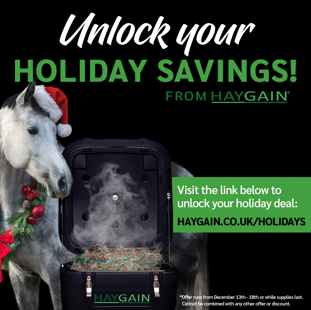 Our annual Holiday Sale is here! Click the link below to unlock your unique Holiday Savings this season:

haygain.co.uk/holidays

Offer runs from December 13 - 18. Cannot be combined with any other offer or discount.

#UpYourHaygame #HolidaySale #Haygain #HaySteamersUK