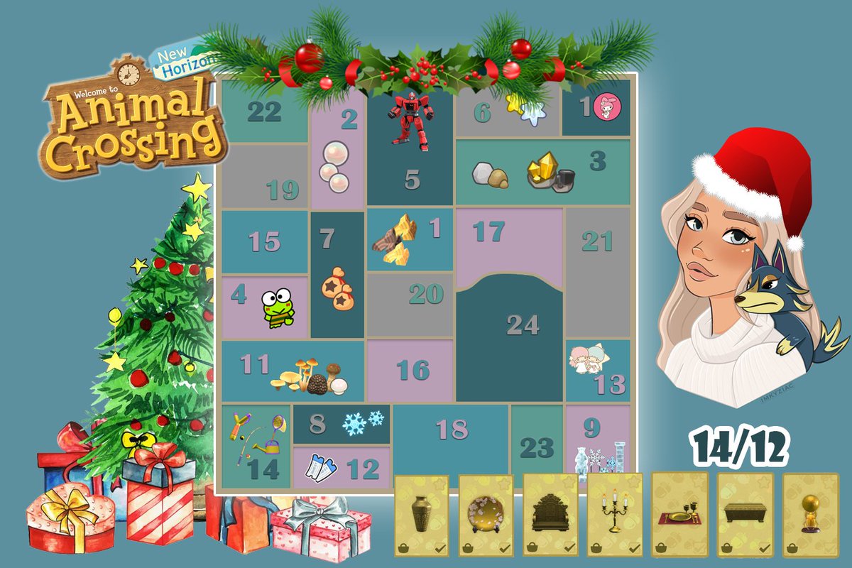 📢 [ Calendrier de l'avent #ACNH ] 🌿

JOUR 14
———————

À GAGNER 
⇒OBJETS OR 
filet / canne / arrosoir / lance pierre
⇒Lot OR

Pour participer ;
↳ Follow + RT

🗳️ TAS à 23h

#ACNHgiveaway
#AnimalCrossingNewHorizons

.. 🍃 ..