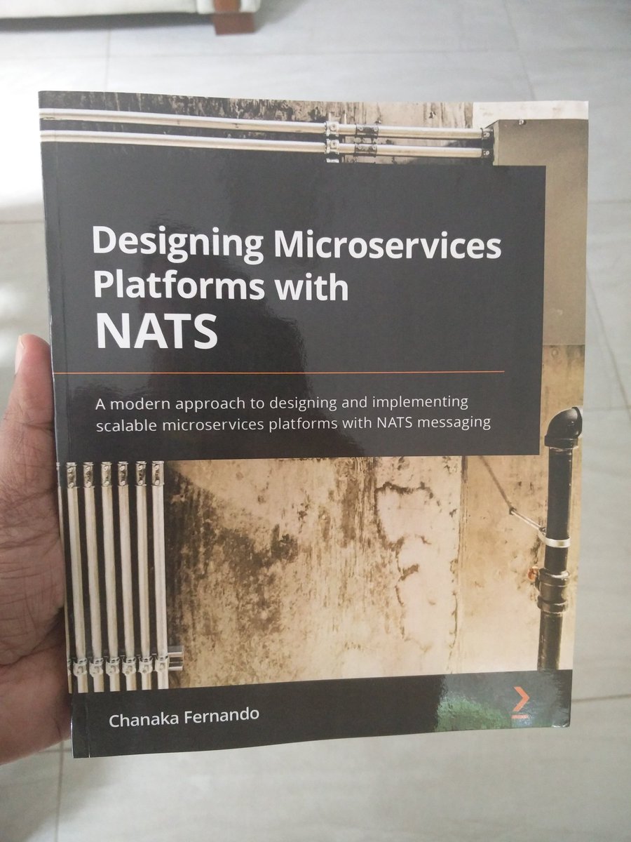 chanakaudaya's tweet photo. Received my printed copy of the book. Thanks @PacktPub for awesome print quality.
#newbooks #natsio #Microservices https://t.co/YZ3lSFg0Uw