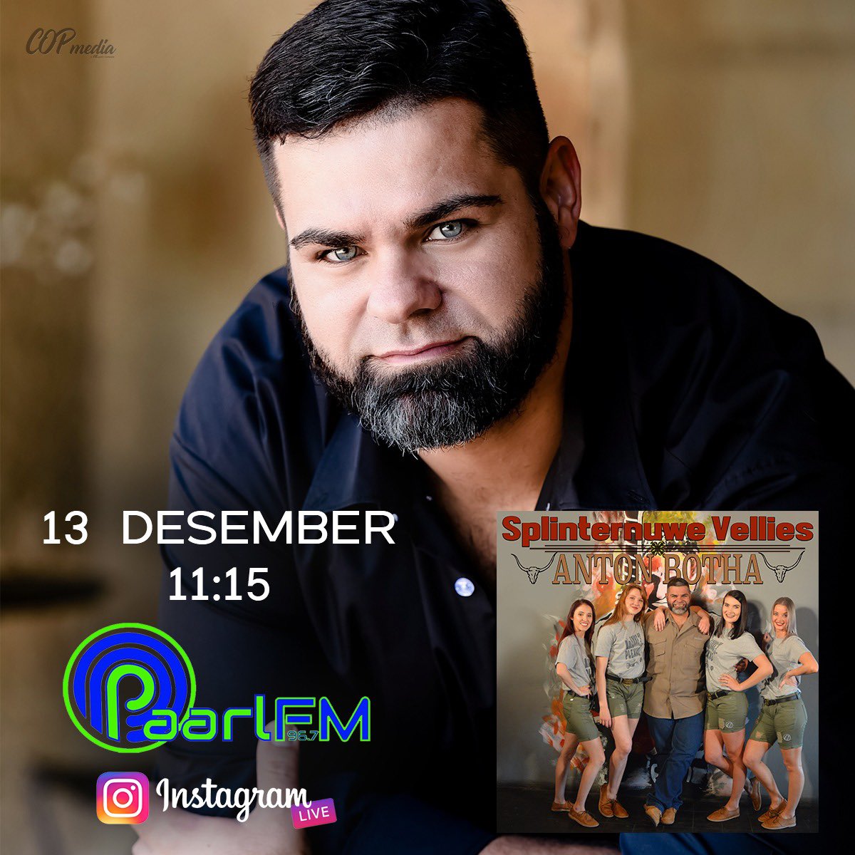 11:15 op <a href="/Paarlfm/">Paarl 96.7fm</a> kom kuier saam!