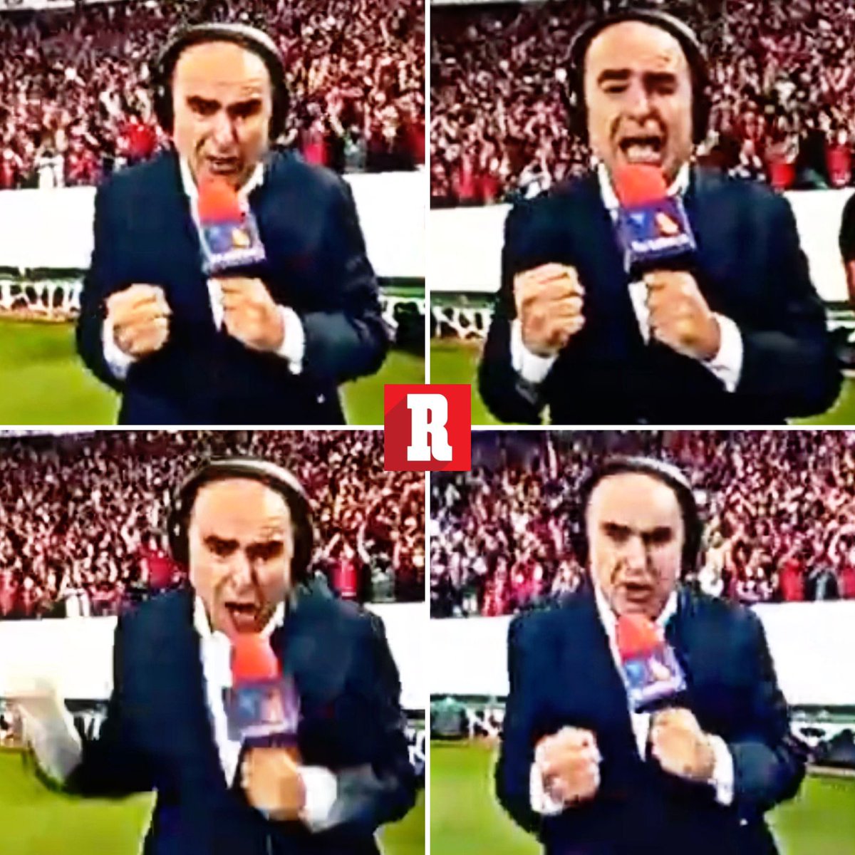 record_mexico's tweet photo. ¡QUÉ MOMENTO!

@martinolimx le cedió el micrófono a Don David Medrano para que él narrara el gol del título del Atlas.

@medranoazteca gritó con todo el penalti de Furch y por fin se le hizo ver campeón al Atlas. Mágico.

VIDEO: https://t.co/Yqm6vLnfUJ https://t.co/8EnYW4hU0s
