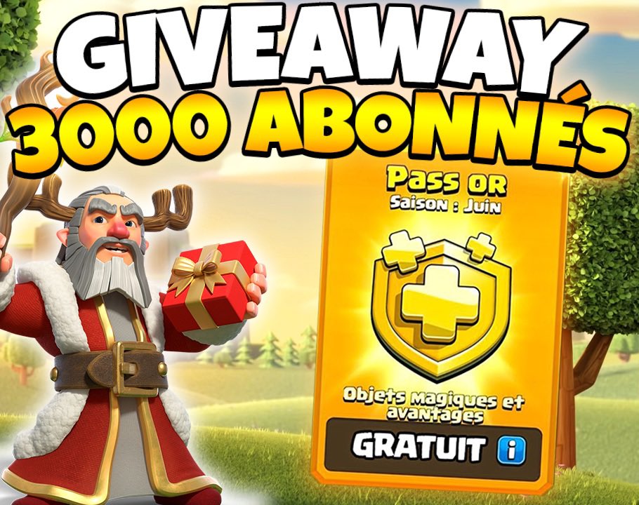 Skarex_'s tweet image. Après plusieurs mois de travail, nous avons franchis le cap des 3000 abonnés sur YouTube 😍

Et pour vous remercier, je vous fais gagner ici même 2 pass or 💪🏻😎

Conditions :
♻️RT le tweet
❤️ Follow @Skarex_ 
👫 Tag 2 amis dans les commentaires

⌛ TAS le 24/12