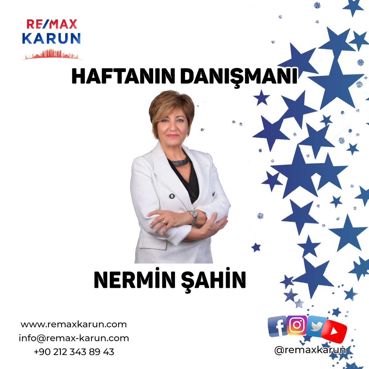 Haftanın Danışmanı Nermin Şahin @remaxnerminsahin ✨
Tebrik ederiz 👏
<a href="/remaxturkiye/">RE/MAX Türkiye</a> <a href="/loranmuratoglu/">Loran Muratoglu</a> @ebru_nurmn

#remaxkarun #başarı #kariyer #profesyonel #gayrimenkul #haftanındanışmanı #gayrimenkuldanışmanı #tebrikler