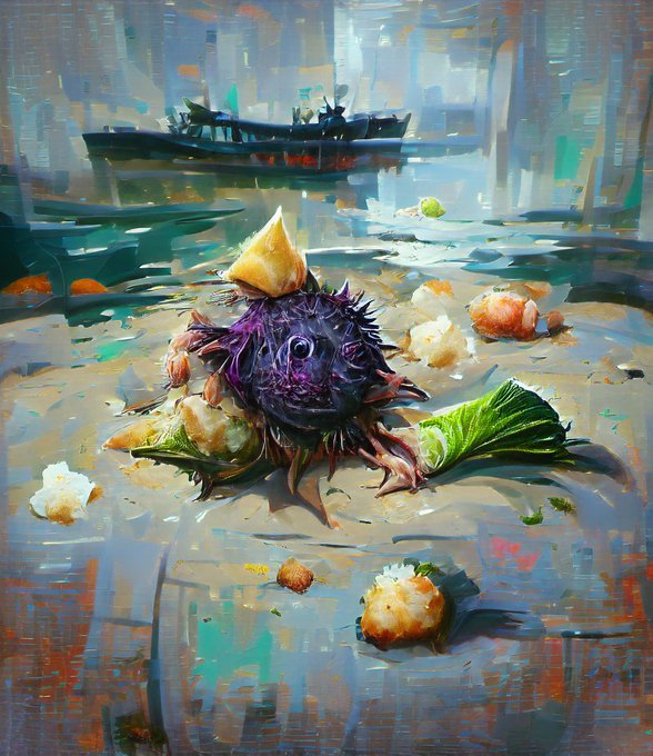 キャベツを食べるウニのtwitterイラスト検索結果