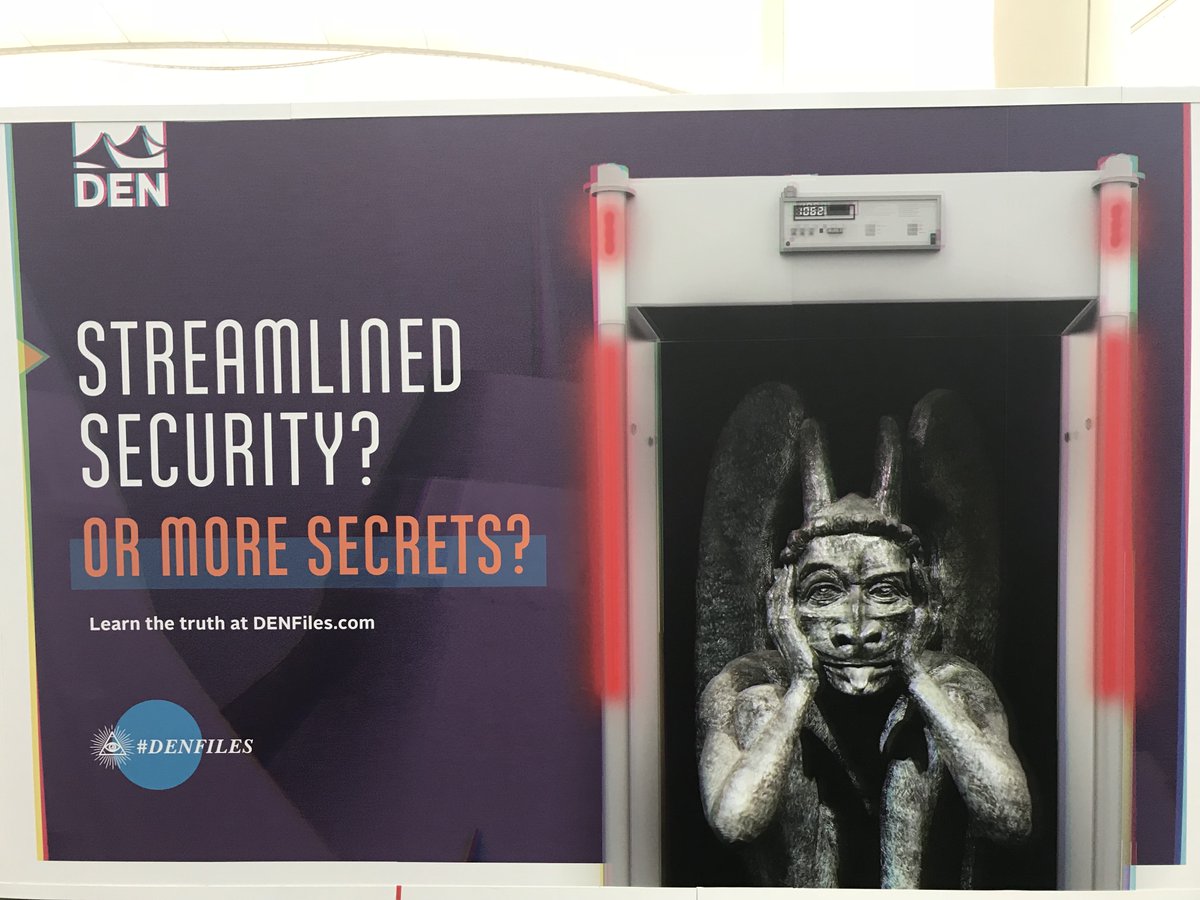 DanielAlanJonez's tweet photo. #Denver #Airport #Conspiracy signs part 3 #DenFiles
"New concessions? Or new conspiracies?"
#DenverAirport #Conspiracies #Alien #UFO #UAP #UFOtwitter https://t.co/2jwesgFT76