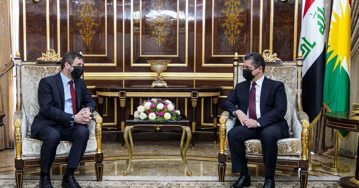 CZBaghdad's tweet photo. Our Ambassador Petr Štěpánek engaged in discussion with @masrour_barzani, the Prime Minister of KRG, during his #Erbil visit. The meeting helped to strengthen the relations between the #Czech_Republic and #KRG governments as they touched upon cooperation in number of fields. https://t.co/vkmIoYjKc3