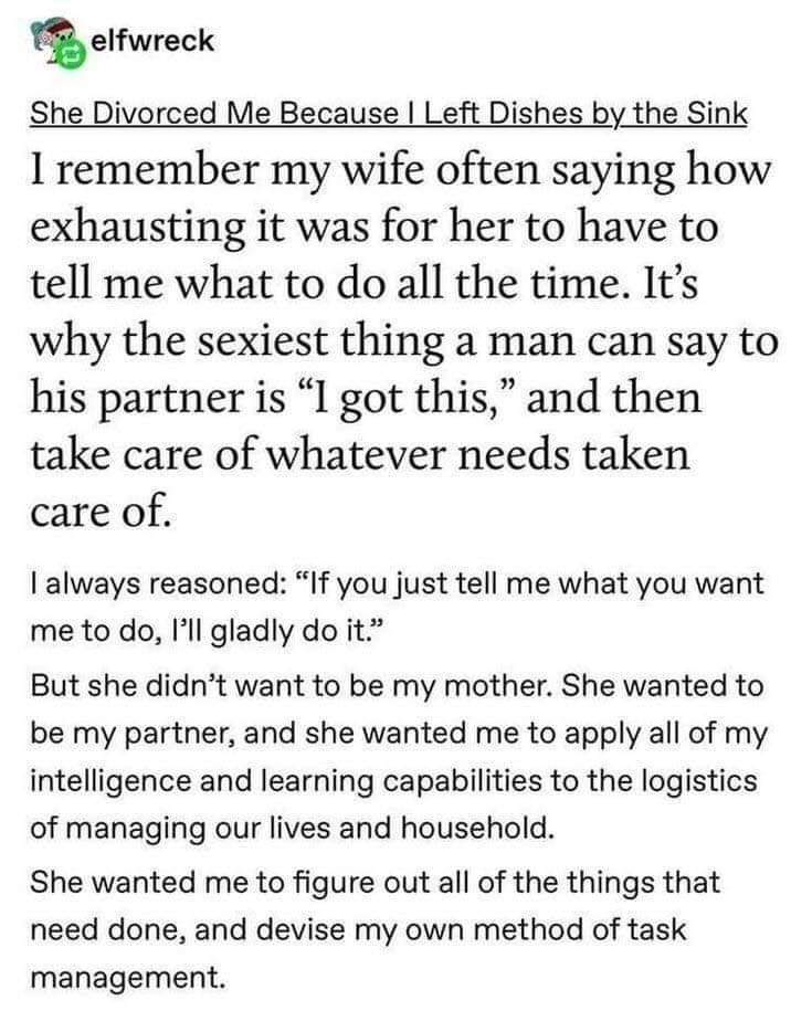 ladymissazira's tweet photo. From Feminist News FB.

Seriously, this is the consistent complaint I hear from married women. https://t.co/IWnOlKA4QE