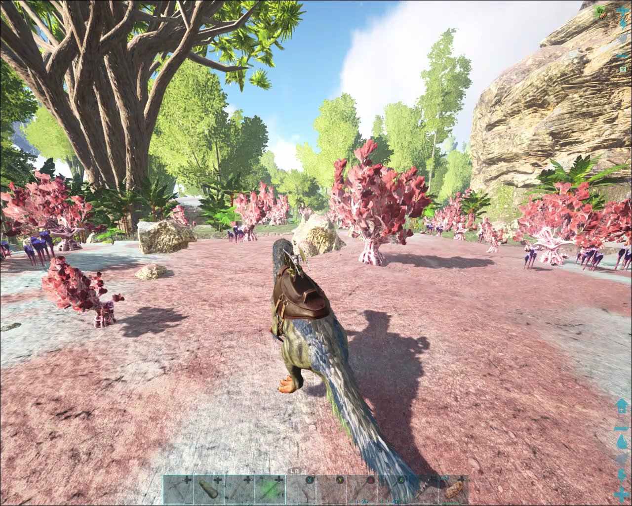 メメタァ Game 日本人のark Modマップ 開発者チームミロク Dodemo Kensyou さんがsteamでテスト公開されている新マップ Taeniastella タエニアステラ を試してみました 幻想的な景色や普通はジェネシスなど有料マップでしか出ない恐竜に出会えて