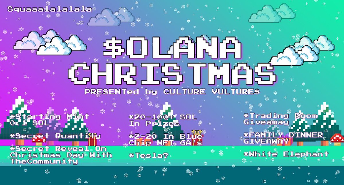 BountyHunterNFT's tweet photo. We’ve just bought 250 Christmas presents from @SolanaXmas to be given randomly to Bounty Hunter holders 🌟

Verify your Bounty Hunter on our Discord to be eligible! https://t.co/X4Hp3xwQLt