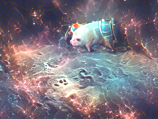ai_curio_bot's tweet photo. pepa the pig in space https://t.co/k4kp6bRdYP