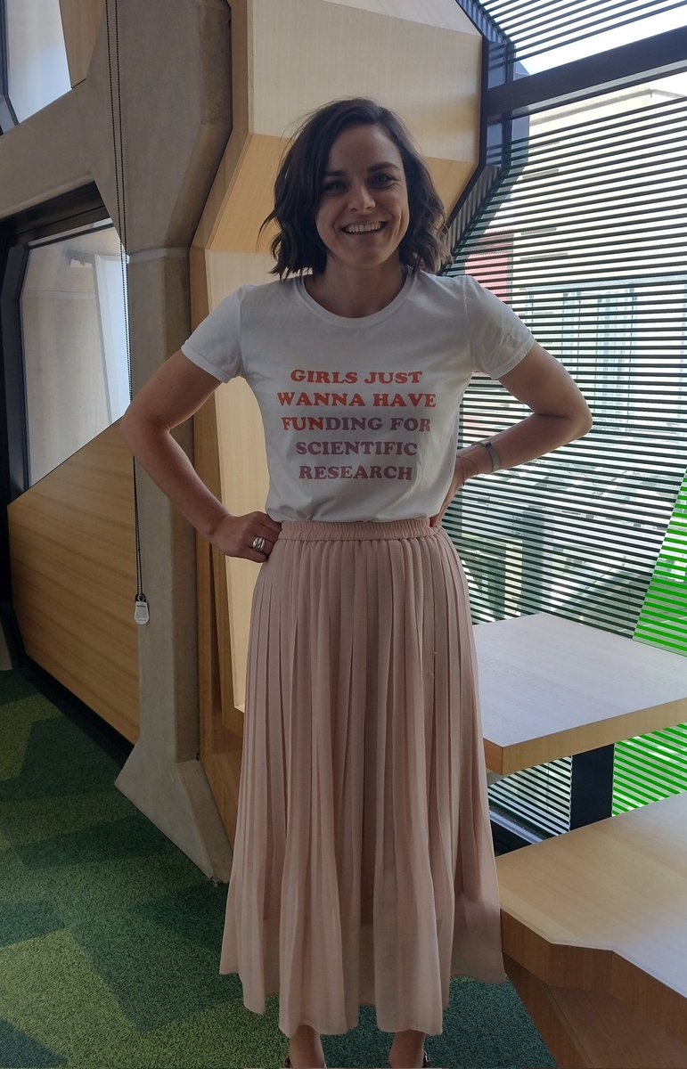 I've been getting a lot of comments on my outfit today...🤷🏻‍♀️Too political for a Monday?! #womeninstem

<a href="/FZMarques/">Prof Francine Marques</a> <a href="/TheASMR1/">The Australian Society for Medical Research (ASMR)</a> @GregHuntMP @GutweinTeam