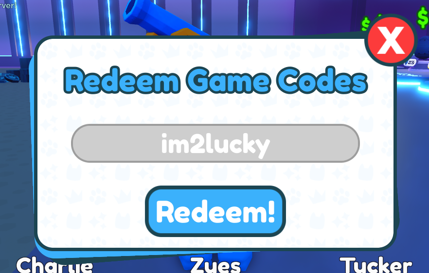 Roblox Pet Simulator X Redeem Codes