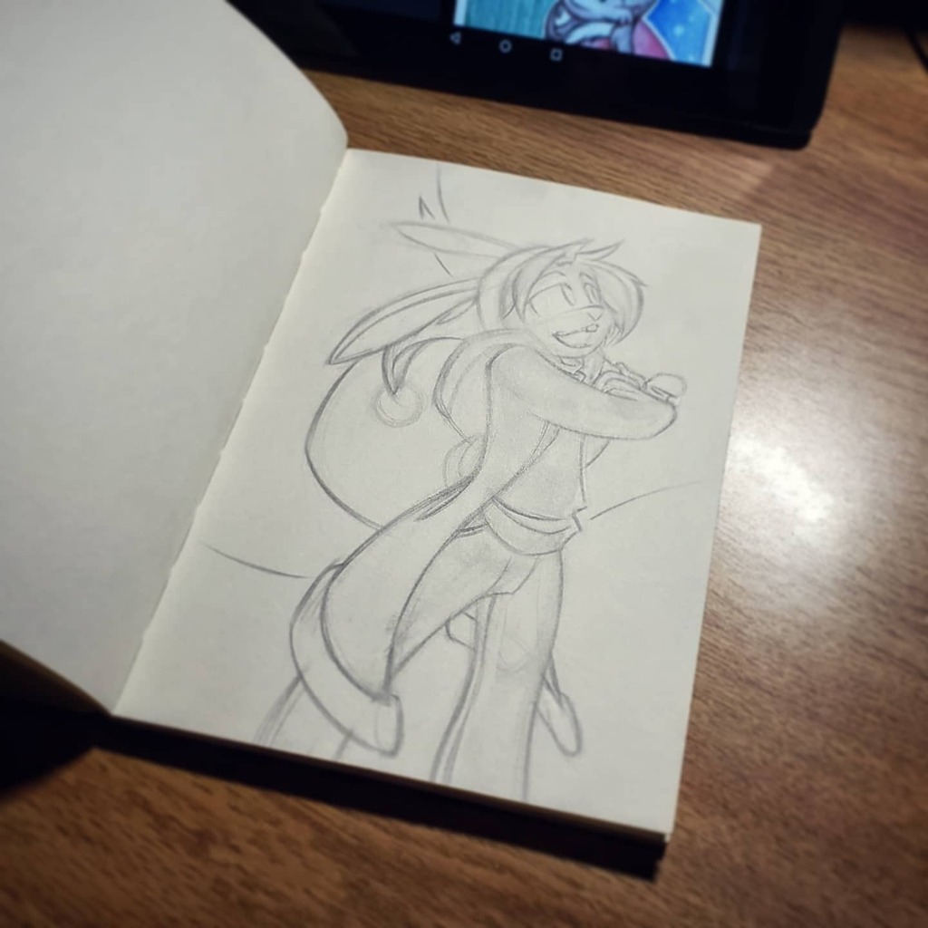 ProphetEKA's tweet photo. A Bunny dressed like Santa?!
It's more likely than you think! o.O
#Artwork #Traditional #Pencil #WiP #FurryArt #BunnyGuy #Christmas https://t.co/fZL2bJrjH5 https://t.co/dae0aU0C7e