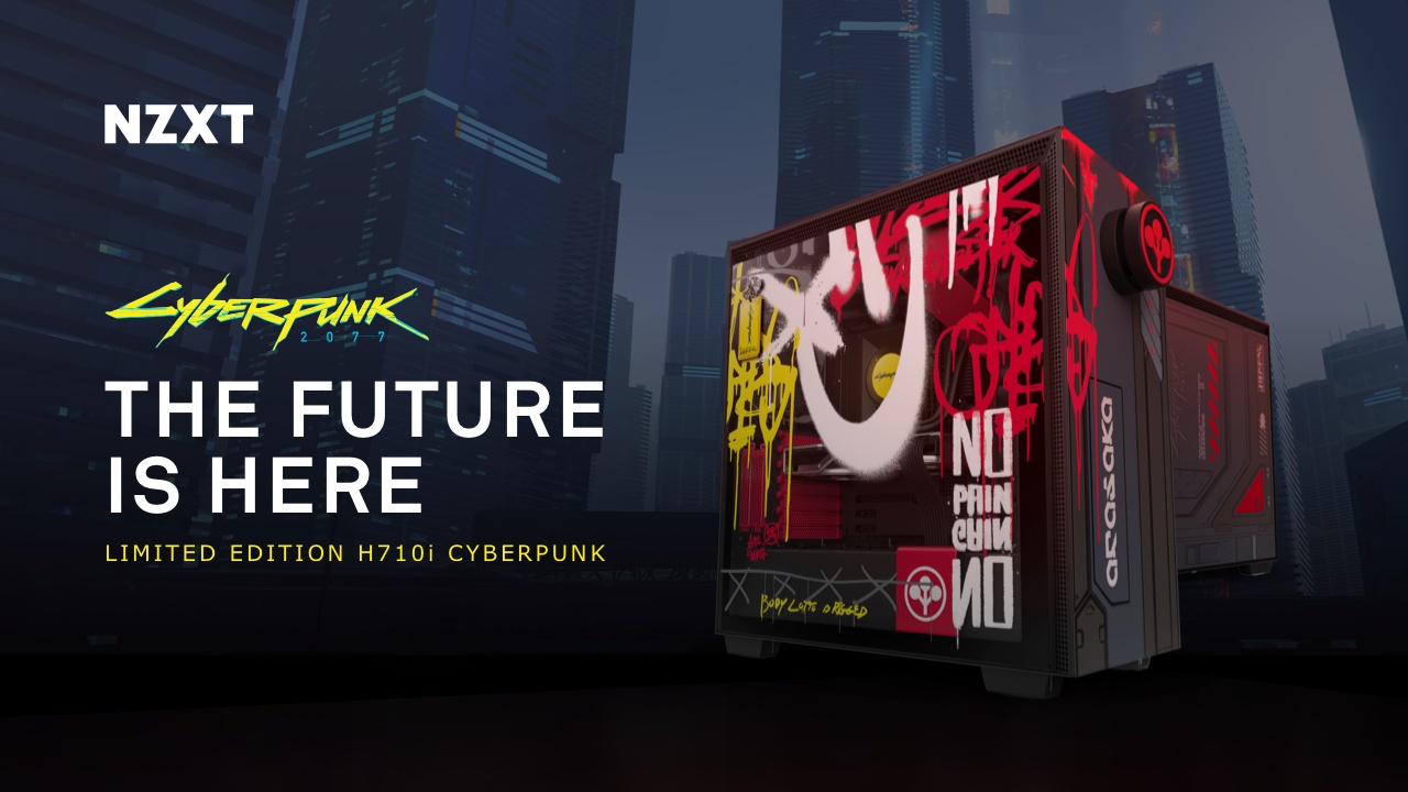 NZXT H710i CYBERPUNK2077 限定モデル NZXT、「Cyberpunk 2077」の世界観を反映したコラボPCケースを