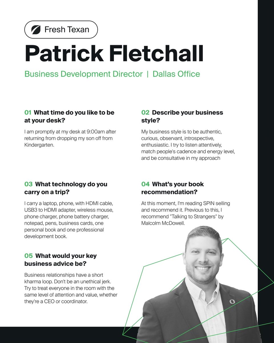 freshintexas's tweet photo. Welcome Patrick! #inTexas https://t.co/Wz3l8BOGUj