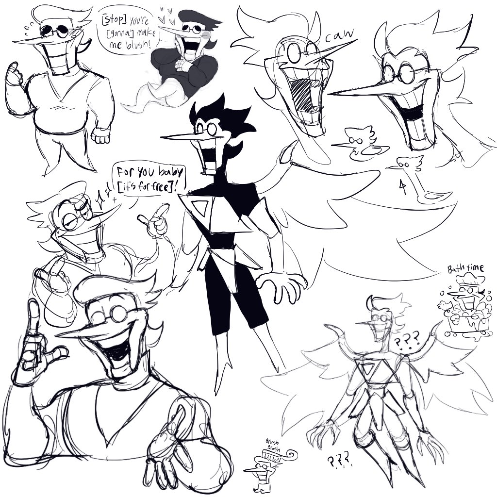 M o r e Spamton doodles 