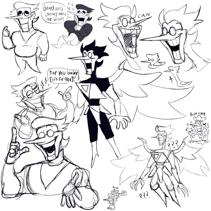 M o r e Spamton doodles 