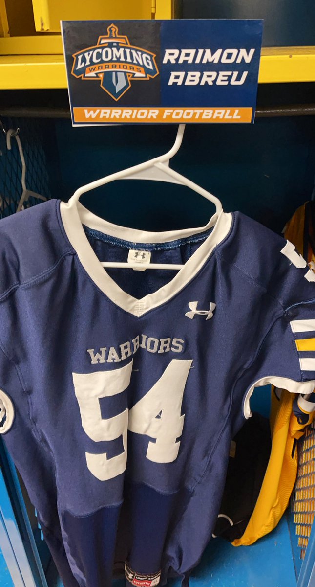 AbreuRa1mon's tweet photo. Very Grateful to be able to visit The @LycomingCollege Yesterday‼️ @WarriorsFBall @LycoWise Thank you to all the Coaches and Staff for making it possible!🗡⚪️🟡 @HAHS_COUGARS_FB 
@NEPANation 
@PaFootballNews https://t.co/LGQcYmjMWR