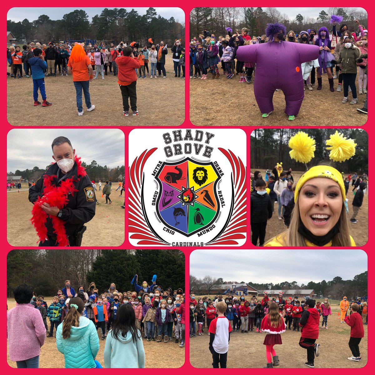 On Friday, we had another fantastic pep rally!  The school and squad spirit was out of this world, and our SRO, Officer Duke, was sorted into Mitra. What a great way to end our week! #BetterTogether #6squads1school
