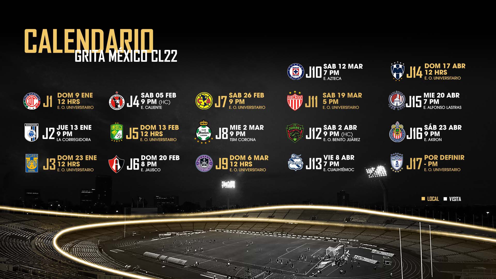 PUMAS on Twitter "¡Anoten las fechas en su calendario, auriazules! 🗓👀