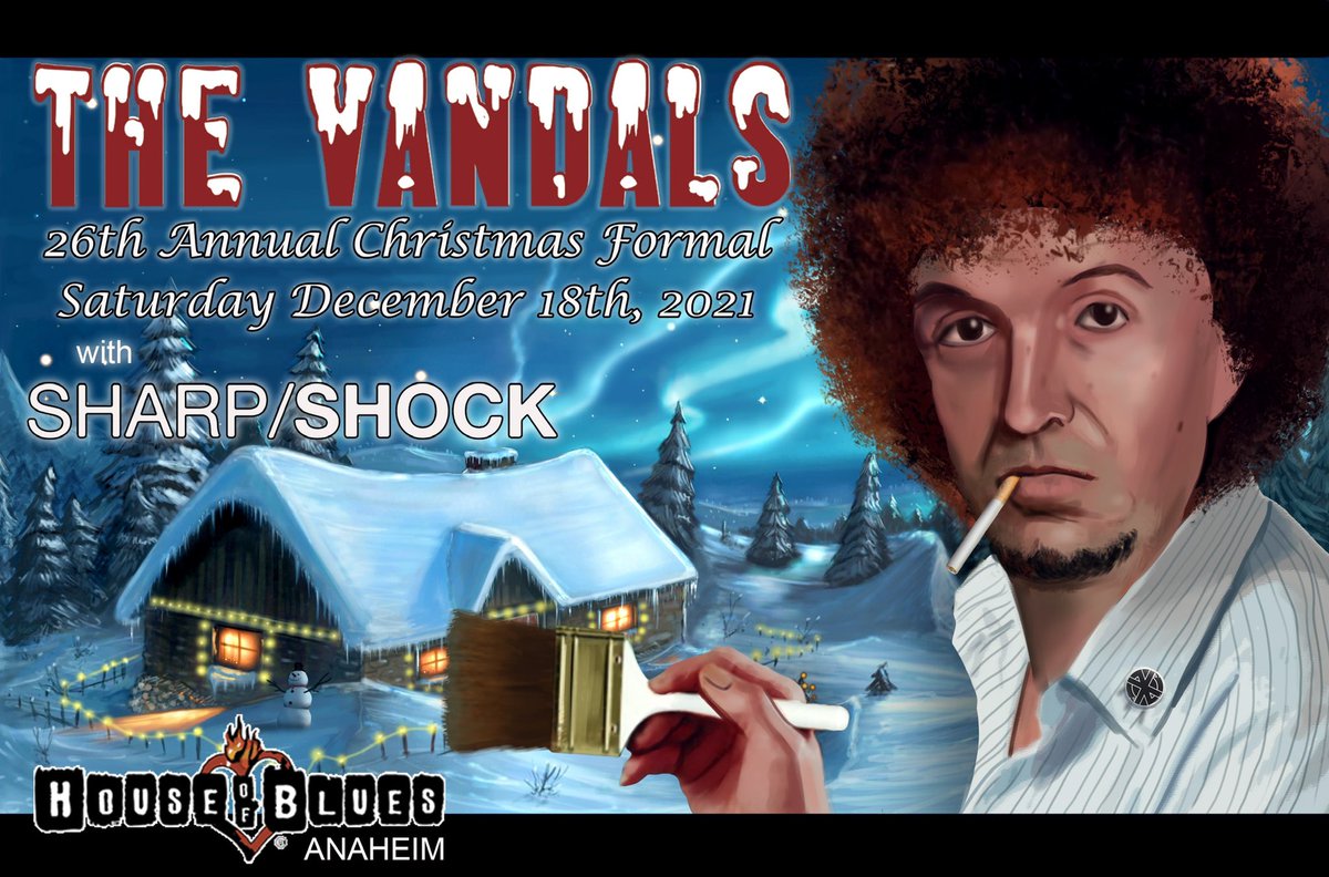 The Vandals! (@thevandals) on Twitter photo 6 days until our 26th Annual Christmas Formal!! Live at <a href="/HOBAnaheim/">House of Blues Anaheim</a> this sat, Dec 18th! Grab you tix now!
Link:
bit.ly/3BXFcjn 6 days until our 26th Annual Christmas Formal!! Live at <a href="/HOBAnaheim/">House of Blues Anaheim</a> this sat, Dec 18th! Grab you tix now!
Link:
bit.ly/3BXFcjn