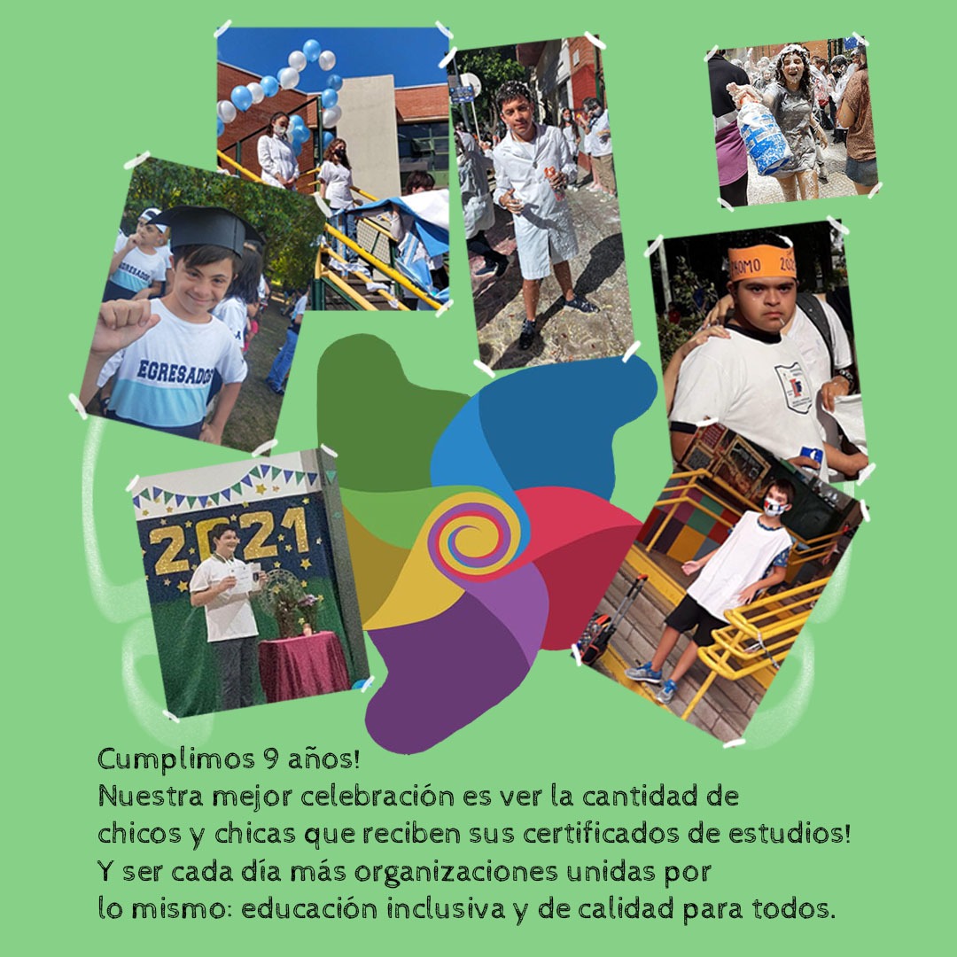 Cumplimos 12 años! Nuestra mejor celebración es ver la cantidad de chicos y chicas que reciben sus certificados de estudios! Y ser cada día más organizaciones unidas por lo mismo: educación inclusiva y de calidad para todos.