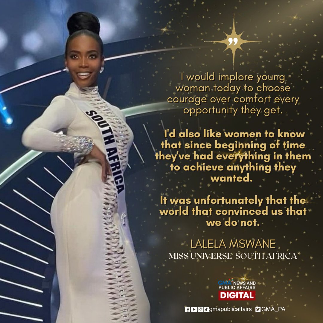 GMA_PA's tweet photo. LOOK: Final statements of the Top 3 of the #70thMissUniverse. https://t.co/4Ze5oJ5zZB