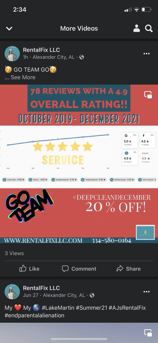 #RentalFixLLC #LakeMartinAL #ProCleaner #VRBO