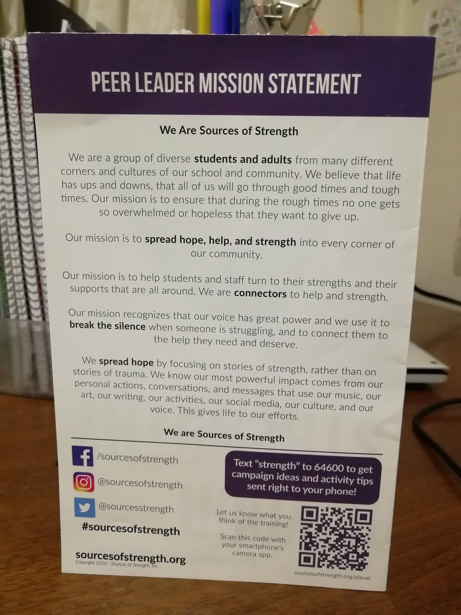 splashswimmer04's tweet image. I had SO much fun at @sourcesstrength Training this Sat. with Janell! I learned about each of these strengths on the Wheel, how important they are in both good times and tough times, and how important they are to creating community. Thank you for coming to LHS! #HopeHelpStrength