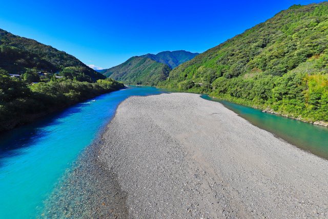 高知の美しい仁淀川🏞