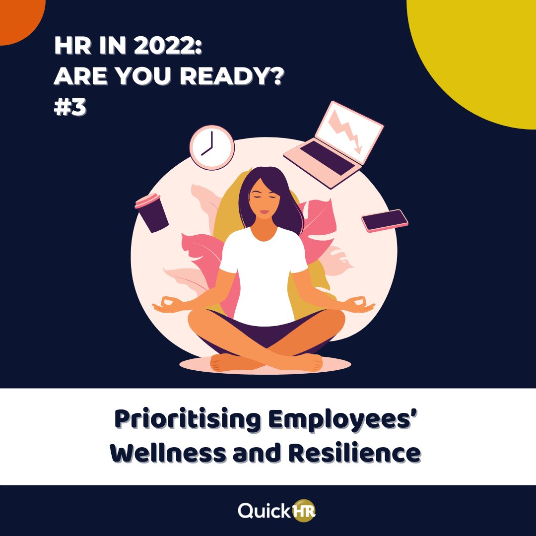 quickhrsg's tweet image. Companies will need to invest time and money to uplift their employees’ well-being. Establish employee assistance programmes and flexible work schedules where employees can take a day off to rest and relax. 

#HRTrends2022 #FutureofHR #HumanResources #HRTech #QuickHR