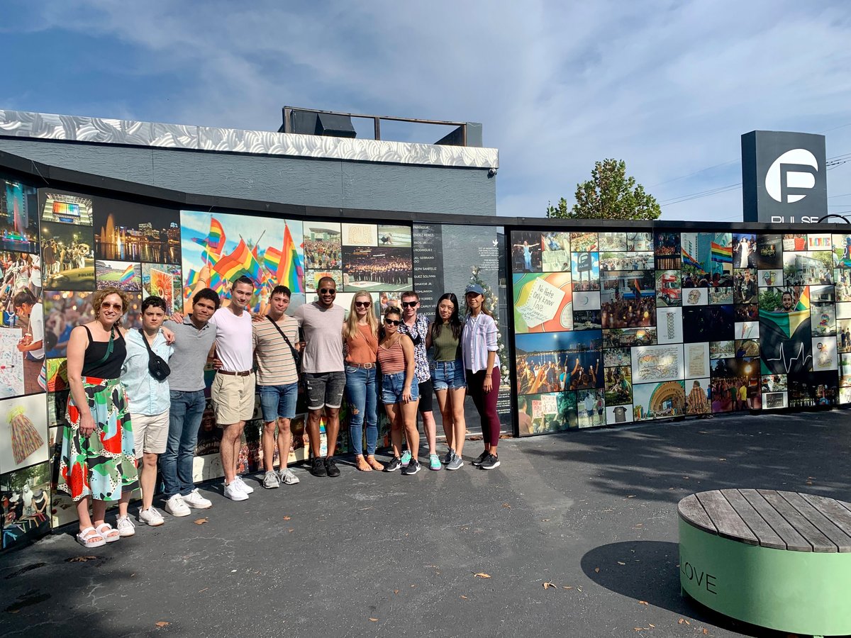 ThePromMusical's tweet photo. Thank you for a beautiful week, Orlando. It was our immense honor to not only share #ThePromMusical with you at @DrPhillipsCtr, but to also have the privilege to visit the Pulse Memorial by @onepulseorg together. 💟 https://t.co/05ym4QDJ2V