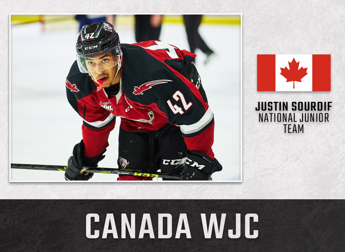 WHLGiants's tweet photo. 🇨🇦 CANADA CALLING 🇨🇦

Giants captain Justin Sourdif has been named to @HockeyCanada's roster for the 2022 World Juniors! Congrats to Justin, and good luck in Edmonton/Red Deer!

Details 📎: https://t.co/vB2EVmg09G https://t.co/fgrzmSTVyL