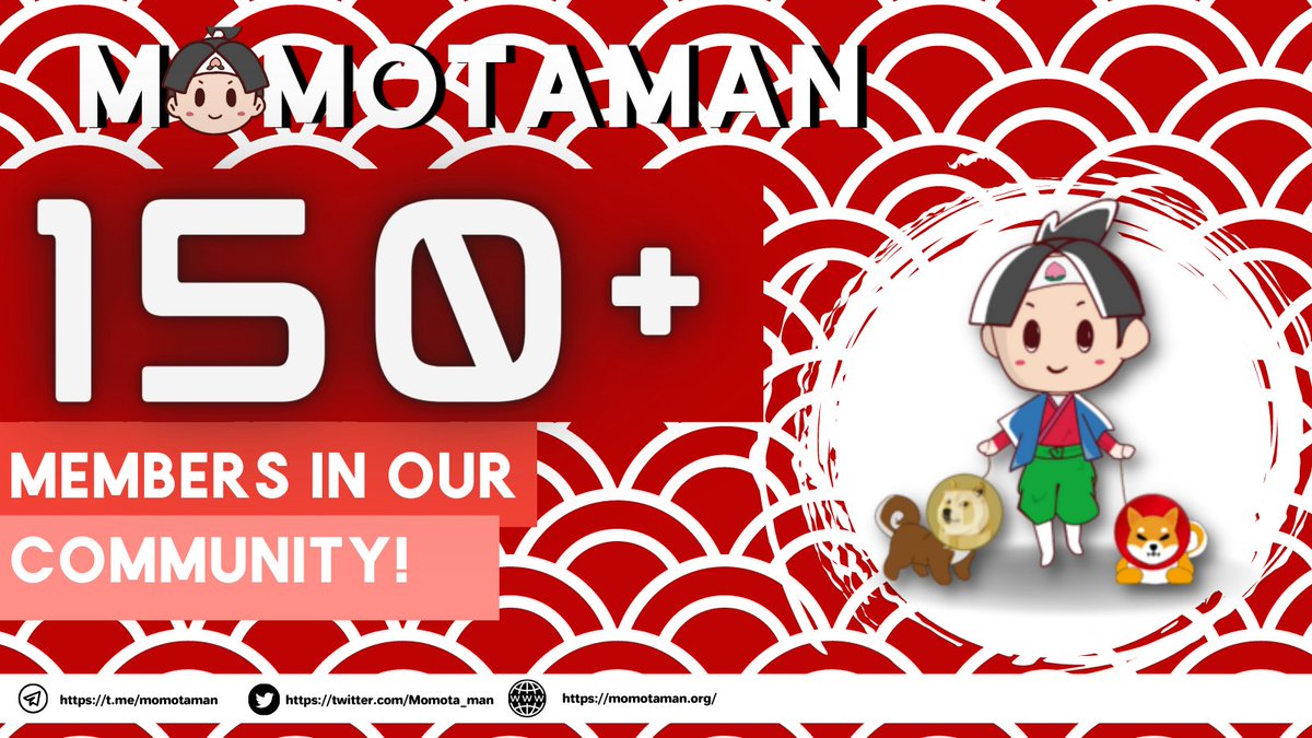 🚨150 TWITTER FOLLOWERS🚨

📢RETWITT 

THANK YOU FOR SUPPORTING OUR COMMUNITY 🚀🚀🌞🌞

WE WILL GIVE OUR VERY BEST TO GIVE YOU THE BEST RESULT WE DESERVE 🔥🔥🔥

🔥TG: t.me/momotaman

#SHIB #DOGE #MOMOTA 
#DOGEARMY #SHIBARMY 
#MOMOTAMAN #BTC 
#BNB #ETH #BSCGem #BSCArmy
