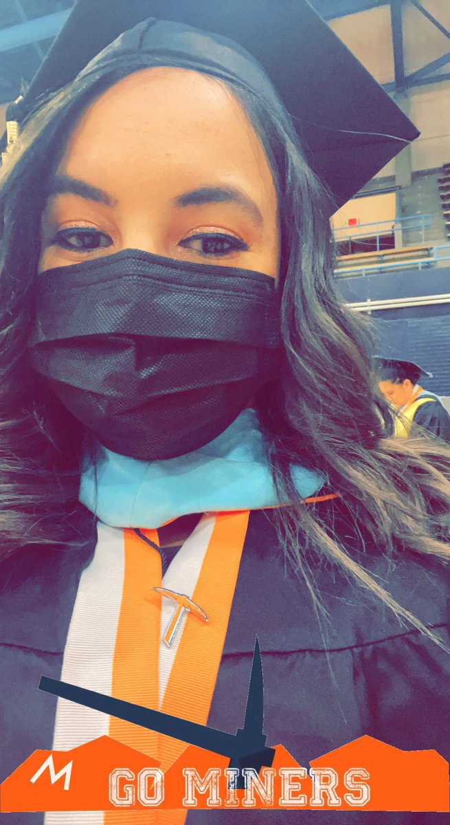 acastillo_HBES's tweet photo. Officially part of the elite 4% of Latina women with a Master’s Degree 🐾 Master’s in Education- Instruction &amp; Curriculum  #UTEP #TeamSISD https://t.co/lleWH96keX