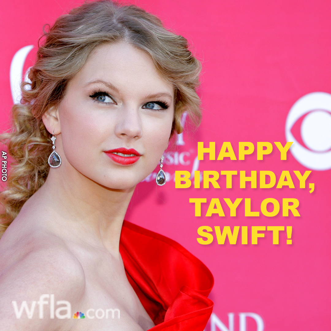 WFLA NEWS on X: "HAPPY BIRTHDAY TAYLOR SWIFT! Today, the singer-songwriter turns 33 years old. https://t.co/uVw2p9gE6a" / X