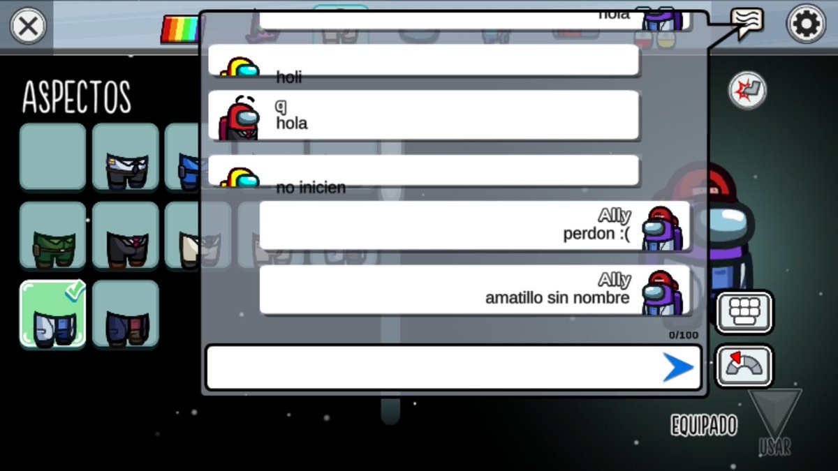 Ally38520918's tweet photo. Bueno la foto lo dice todo, no me gusta hackear a los Among Us. https://t.co/641GzXXvp0