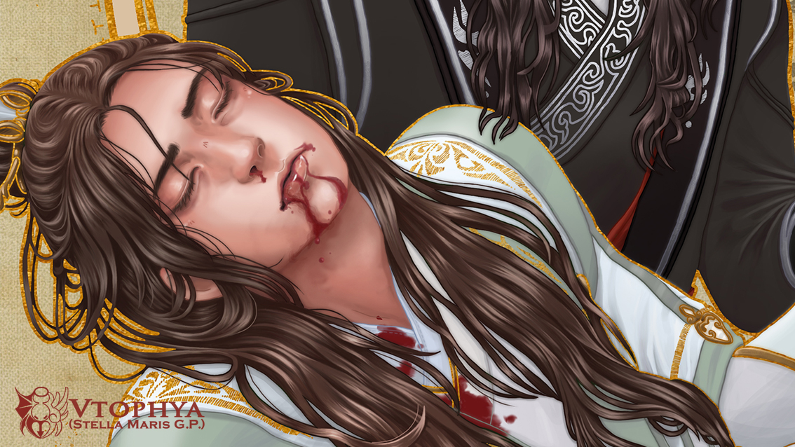 SVSSS's chapter 42 spoiler: 

Luo Binghe: “Shizun? I was wrong, Shizun, I really… know that I was wrong.”

(Composition's inspired by The Pietà by Michelangelo ❤️)

#人渣反派自救系统
#ScumVillainsSelfSavingSystem 
#bingqiu #svsss