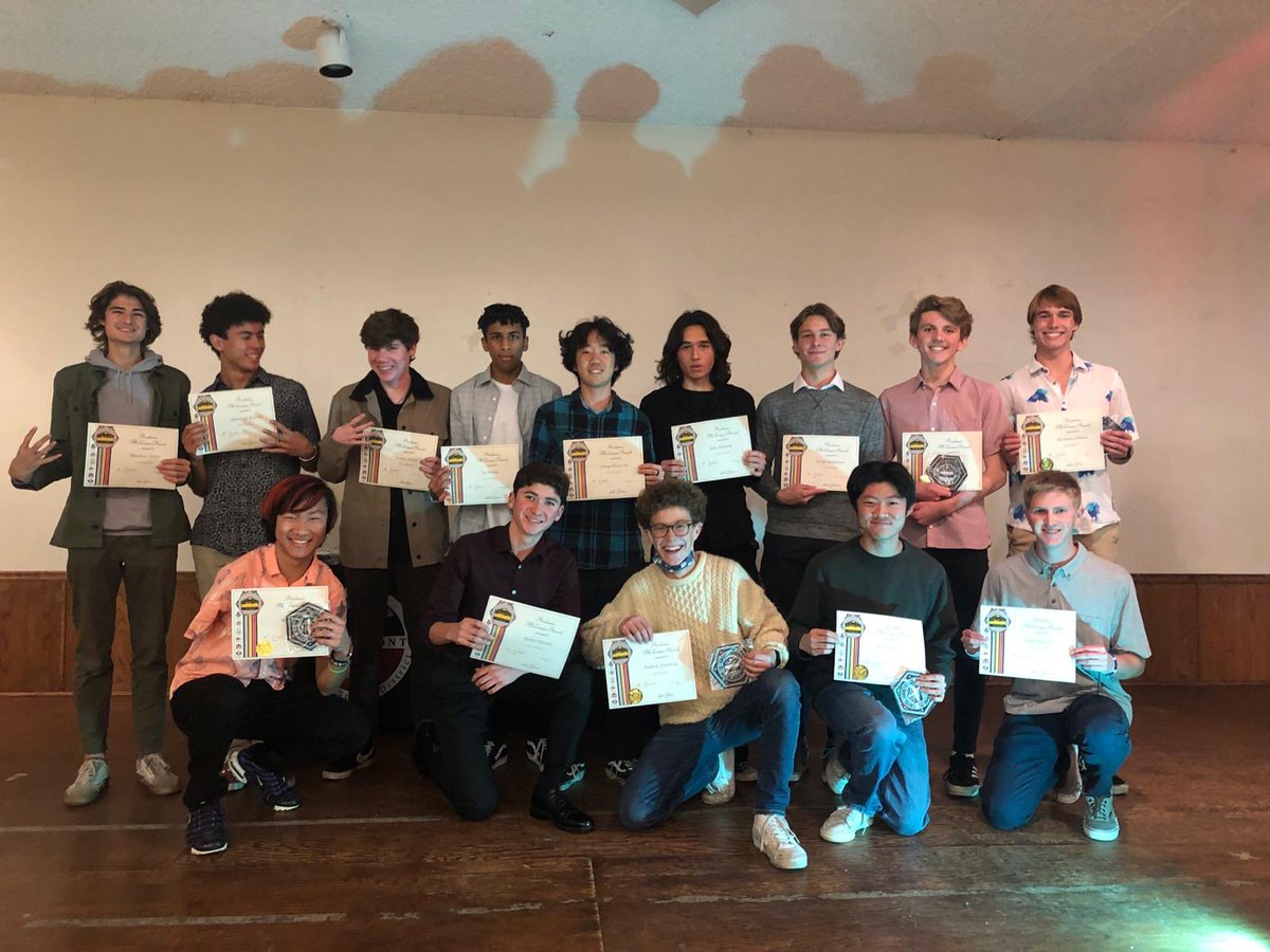 Great to be at xcntry banquet tonight. Thank you Coach Reeves as u settle into retirement. The student photos are of 11th and 12th graders with GPA of 3.5 or above.