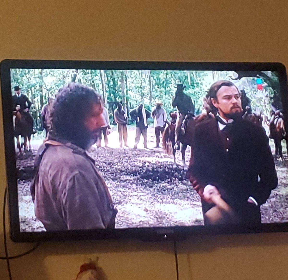 MorroArte's tweet photo. Django es una barbaridad de pelicula. Sin duda, de las actuaciones más infravaloradas de DiCaprio. 
Gracias por pasar en TV Abierta https://t.co/ia3AQVAMuW