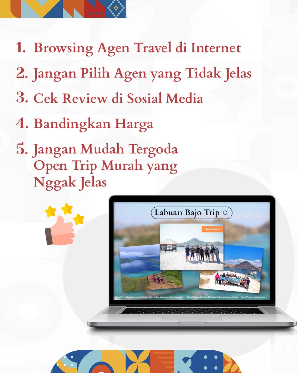 bpolbf's tweet photo. Buat kamu yang mau liburan ke Labuan Bajo, jangan lupa untuk cek legalitas agen, pastikan terdaftar di Dinas Pariwisata Manggarai Barat, atau bisa juga untuk cek https://t.co/7wMZhywyhi untuk melihat daftar agen resminya yaa. 

Jangan sampai kena tipu agen-agen bodong! https://t.co/lX4nRSmOxg