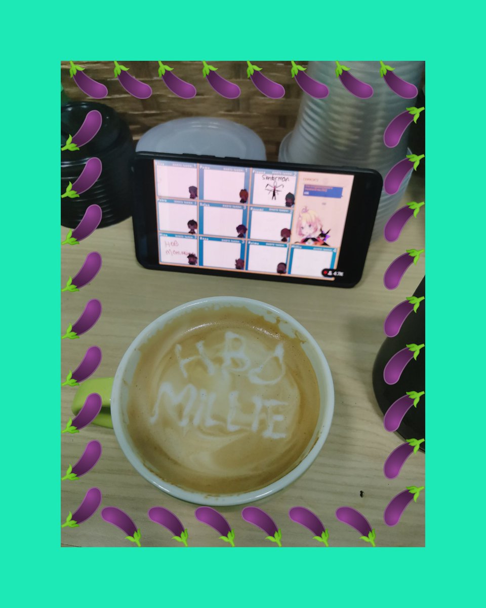 KonKoffee's tweet photo. Forgot to bring my pourover equipments so I decided to drink MillieLatte to celebrate 😜 Here's a scuffed  birthday wish on the Latte. Happy Birthday Millie! 

#MillieBDAY2021
#MillieSeconds https://t.co/OqLnDdw0qn
