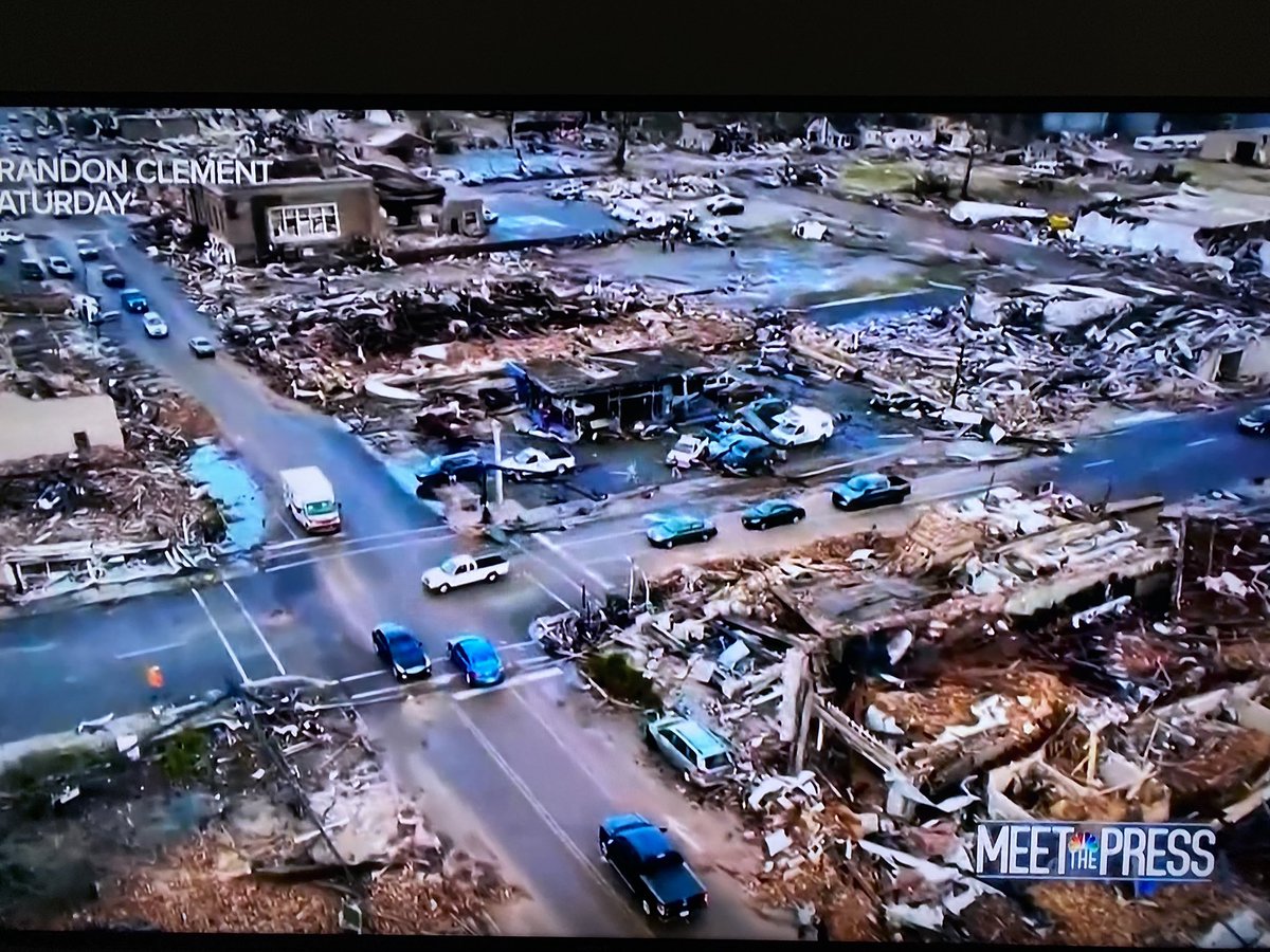 BillNye's tweet image. Winter tornadoes… warm winter in the south &amp;amp; central states + warm waters in the Gulf + La Niña— the triple threat. Our hearts our broken. Let’s stop warming our world.